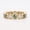 Rose Plated, variant on Round Cut Diamond & Moss Agate Ring, 925 Sterling Silver Yellow Gold Plated Trendy Ring, June Birthstone Handmade Bezel Ring, Gift For Her