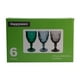 thumbnail image 5 of Juego 6 Copas de Vidrio Grueso con Diseño Diamante en Relieve, Capacidad 354 ml, Color Gris, 5 of 5