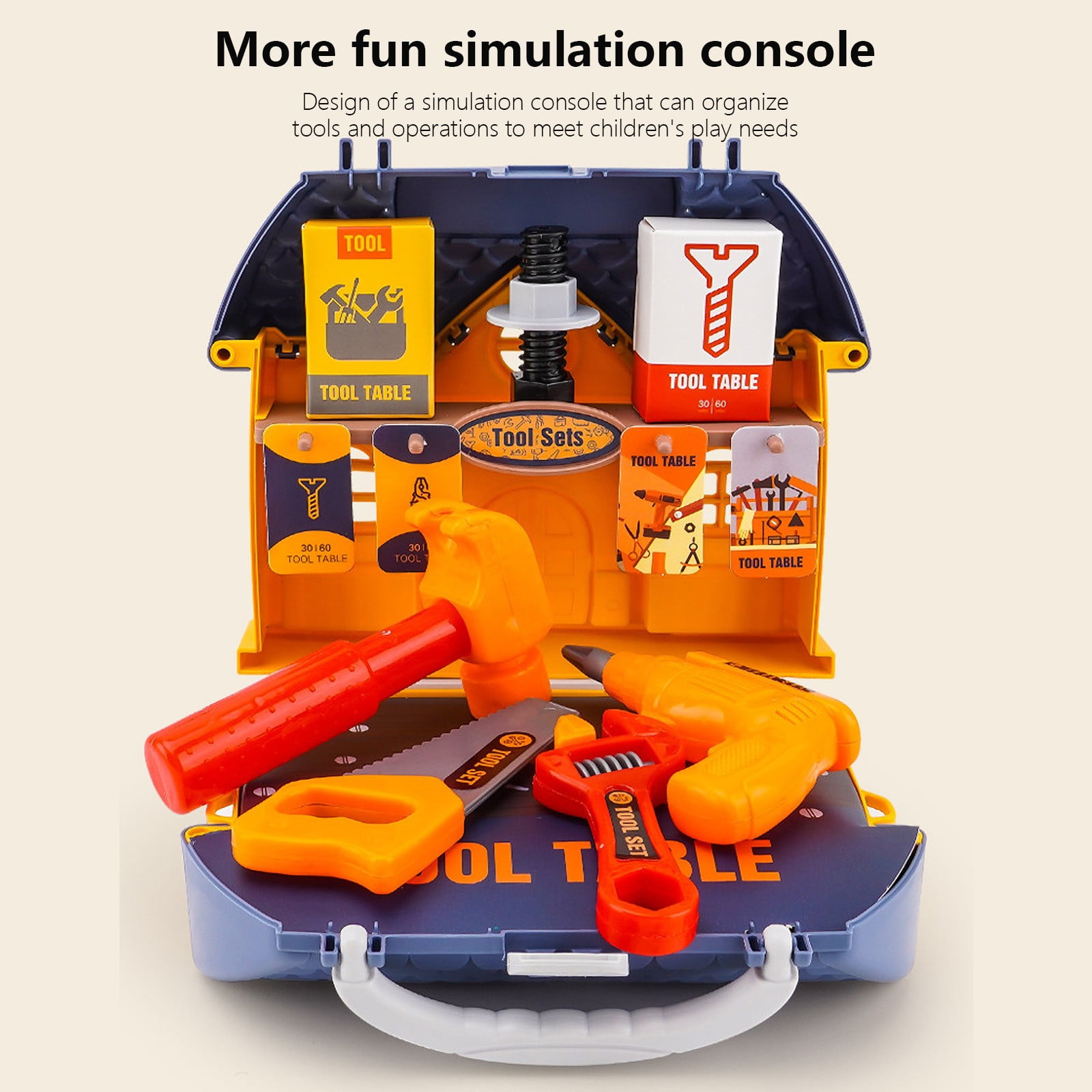 Toddler Toys Clearance! Kids Toy Gifts QTOCIO Children's DIY Toy Sets, Children's Engineer Tools Sets, Pretend Game Tools, Birthday Gifts For Boys And Girls Aged 3, 4, 5, 6, 7, 8