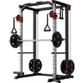 thumbnail image 1 of Gaderth Power Cage With Cable Crossover System, 2000 LBS Power Rack With LAT Pulldown and Pulley System, Multi-Function Squat Rack Home Gym With Pull Up Bar for Strength Training, 1 of 8