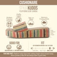thumbnail image 2 of Cushionaire Kudos Platform Womens Sandals – Comfortable Open Toe Slip On Flat Slides, Casual Summer Sandals for Women, 2 of 17