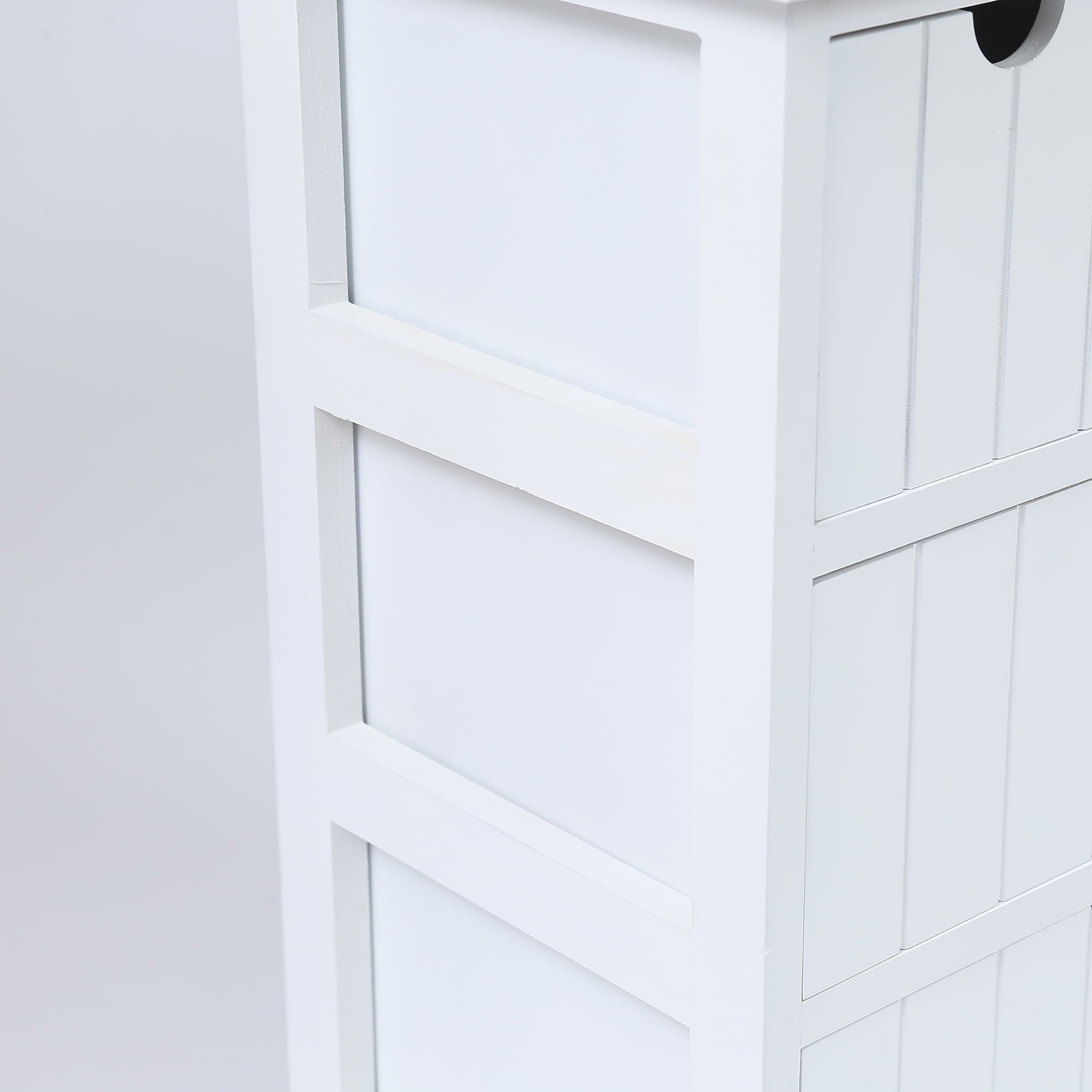 White Beadboard Wood Cabinet Walmart Com