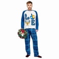 thumbnail image 4 of LuLiaMenton Christmas Pajamas, Love Dreidel Print, Red Plaid Matching PJs, Plus Sizes, 2-3T-Kid, 4 of 5