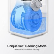smartmi Evaporative Humidifiers Cool No Mist Humidifiers for Bedroom Air Humidifiers for Baby 4L Top Fill Self-Cleaning Quiet Smart APP Control Auto Shutoff Air-drying Shockproof White
