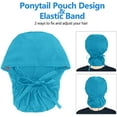 thumbnail image 3 of Scrub Cap With Buttons Bouffant Hat With Sweatband for Womens and Mens, 3 of 6