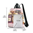 thumbnail image 3 of FORMRS Women's Travel Backpack Purse Anti-Theft Hidden Pockets Casual Shoulder Bag, Watercolor Jam, 3 of 7