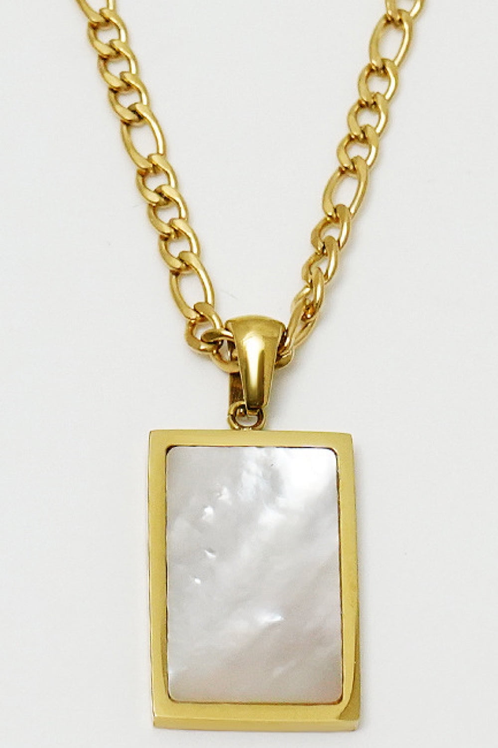 Rectangle Pendant Necklace – Friction Jewelry Inc