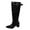 Black, variant on Womens Boots, Casual 2025 Fall Potined Toe Stylish Flock Boots Khaki 6
