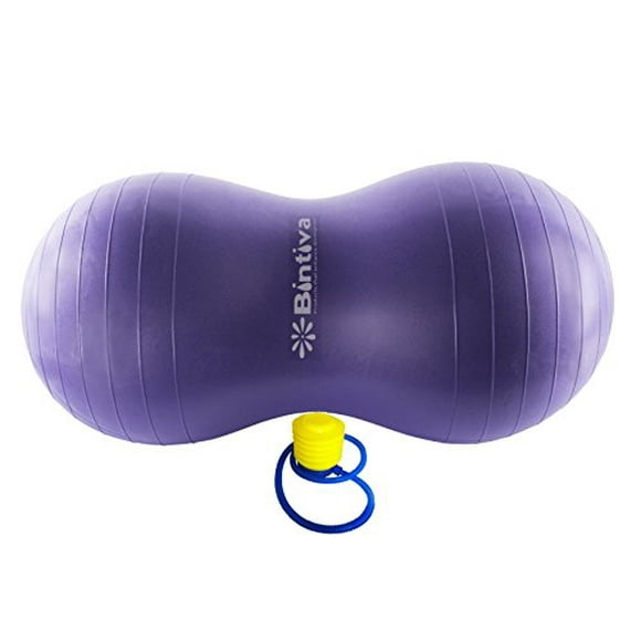 bintiva Peanut Ball, Including a Free Foot Pump, for Labor, Physical Therapy, Fitness, and Exercise