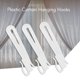 thumbnail image 5 of 200 ganchos de plástico para colgar cortinas, color blanco, para colgar en el techo, 9 cm, 5 of 6