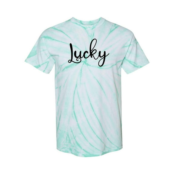 Lucky Quote Tie Dye Cyclone Women -Smartprints Designs, Female Large