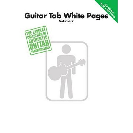 Guitar Tab White Pages, Volume 2 (Best Guitar Tabs For Beginners)