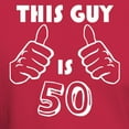 thumbnail image 3 of CafePress - This Guy Is 50 T Shirt - Men's Classic Graphic Cotton T-Shirt, 3 of 4