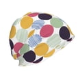 thumbnail image 4 of Kll Polka Dot Winter Fall Beanie Knit Hats For Men & Women - Warm & Soft Stylish Toboggan Caps For Cold Weather, 4 of 9