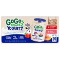 thumbnail image 3 of yogurtZ Variety Pack, Strawberry & Banana, 3 oz (Pack of 20), Kids Snacks Made from Real Yogurt and Fruit, No Fridge Needed, Gluten Free, Nut Free, Recloseable Cap, BPA Free Pouches, 3 of 5