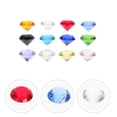 thumbnail image 2 of MasteelfCA 12pcs Crystal Glass Diamonds Jewels Wedding Decorations Centerpieces Fake Diamonds Decor, 2 of 8