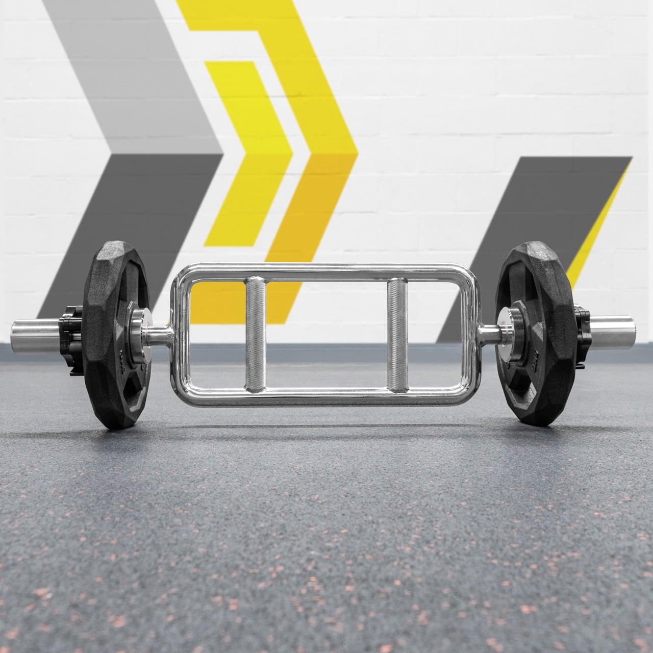 FORZA Olympic Tricep Bar | 20lb Steel Barbell with Chrome Finish – Strength Training for Triceps, Biceps & Shoulder Workouts