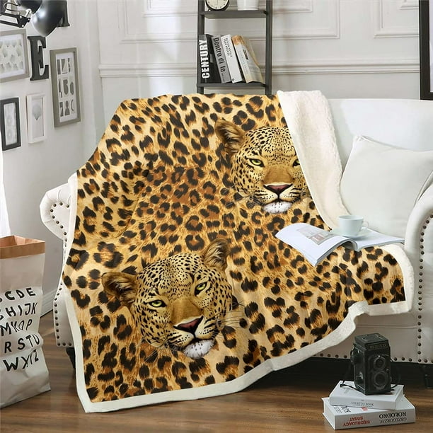 Leopard 2024 throw blanket