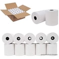 thumbnail image 2 of 3" x 150' 1-ply bond kitchen printer paper receipt paper (200 cases) - 48 gsm pos cash register req ribbon erc30/34/38 or star sp700 from, 2 of 2