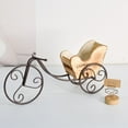 thumbnail image 2 of Shop Clearance! Exquisite Succulent Wooden Flower Pot Bicycle Desktop Plant FlowerPot, 2 of 5