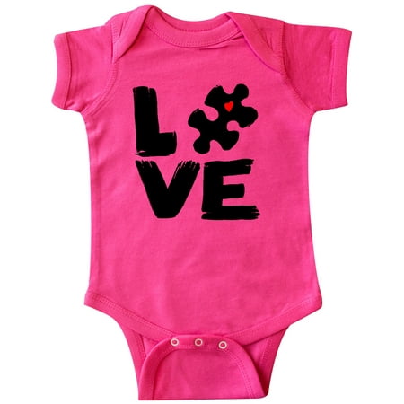

Inktastic Autism Awareness Puzzle of Love Gift Baby Boy or Baby Girl Bodysuit