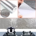 thumbnail image 3 of Kitchen Oil Proof Water Proof Sticker Aluminum Film Oil Sticker roll Self Adhesive Wall Sticker for Countertop Drawer Liner Shelf Liner Stove, 3 of 7