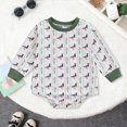 thumbnail image 2 of CAUYDY Baby Boy Gift Newborn Sleepers Preemie Clothing Fall Winter Long Sleeve Romper Infant Boys Pajamas Toddler One-Pieces 0 3 6 9 Months 1T 2T Light Green for Sizes 3-6 Months, 2 of 6