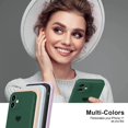 thumbnail image 6 of iPhone 11 Case, Phone Case iPhone 11, Soft Silicone Gel Cute Heart Design Shockproof Protective Bumper Drop Protection Girls Women Boys Men iPhone 11 6.1" 2019 Cover, Deep Green, 6 of 14