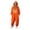 Orange-F, variant on Swanpen Women Halloween Pumpkin Onesie , Hooded Plush One Piece Pajamas, Cute Jack O' Lantern Jumpsuit for Halloween Party & Loungewear,Orange