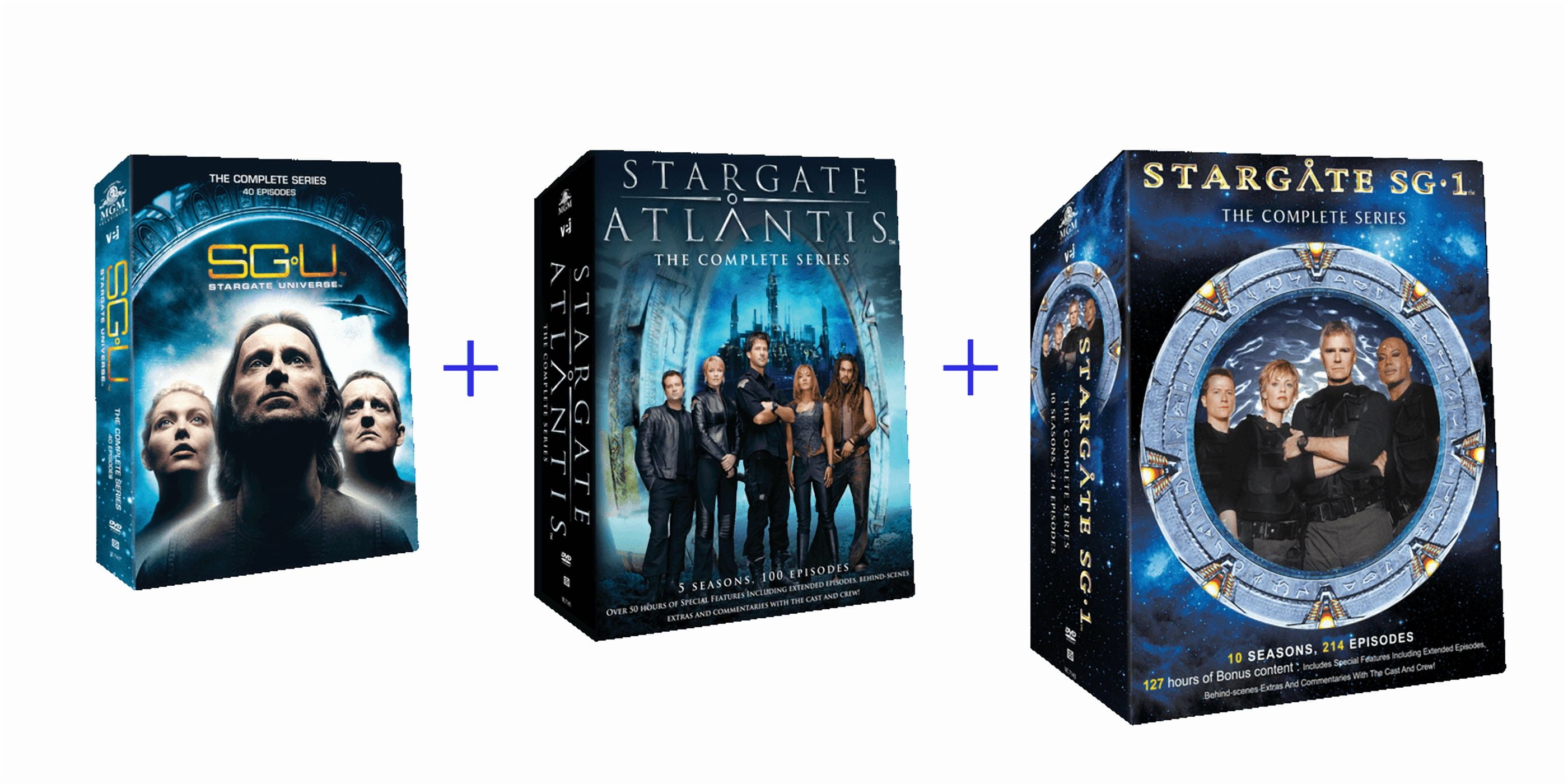 Stargate Collection DVD - All Three Series Stargate Atlantis