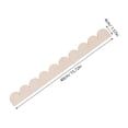 thumbnail image 6 of OFFIGAM 12PCS Beige Wooden Decorative Moulding Strips with Scalloped Design for Home Decor and Craft Projects, 6 of 8