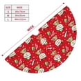thumbnail image 3 of Yiaed cute Christmas Moose Print Christmas Tree Skirt , Tree SkirtsTree Mat for Christmas Winter Holiday Indoor Decorations-48", 3 of 7