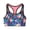 BLACK GEO/ NEON PINK, variant on Womens DRI REVERSIBLE BRA (1220V)