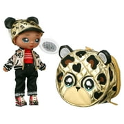 Na Na Na Surprise Glam Series 2 Gianni Wilde - Cheetah-Inspired 7.5" Fashion Doll with Blonde Cheetah-Print Hair and Metallic Clip-on Cheetah Purse, 2-in-1  Gift, Toy for Kids Ages 5 6 7 8+ Years