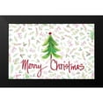 thumbnail image 2 of Del Sol, Ani 18x13 Black Modern Framed Museum Art Print Titled - Merry Christmas Tree, 2 of 5
