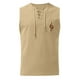 thumbnail image 1 of pstuiky Camisetas sin mangas para hombre, Camiseta sin mangas con estampado de color liso y bolsillo con cordón de verano para hombre Chaleco para hombre xxl, 1 of 3