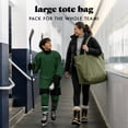 thumbnail image 3 of Fit + Fresh All The Things XL Tote Bag, Travel & Overnight Bag, Olive, 3 of 11