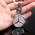thumbnail image 3 of Double-sided bling crystal inlaid 3d car keychain accessory L, 3 of 3