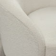 thumbnail image 5 of KINWELL  34" W Upholstered Boucle Swivel Barrel Accent Chair Cream, 5 of 5