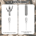 thumbnail image 2 of 4pcs 90 Degree Grease Needle Fitting Set,Including 1 Grease Needle Nozzle,1 Dispenser,2 Grease Injector Needle with Cap, 2 of 6