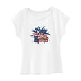 thumbnail image 4 of Camiseta para mujer Ropa de verano Camiseta con cuello redondo para el trabajo Calle Viajes Oficina XL, 4 of 7