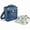 Navy Blue, variant on Medport 2848KFFSC3074 Insulated Lunch Box with 2 Reusable Snack Bags - Black Astronaut