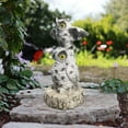 thumbnail image 4 of Handmade Owl Figurine Desktop Decorative Sculpture Unique Animal Statue Collectible Art Piece For Home, 4 of 5