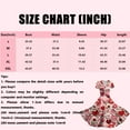 thumbnail image 3 of LWavelet Valentine's 2026 Red-Pink Crochet Heart & Flower Dress, Women's V-neck Short Sleeve Fitted Waist A Line Flowy Sundresses Deep Red S, 3 of 4