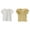 White 1PCS & Yellow 1PCS, variant on XEGLSBU 2 Pack Girls Shirts Solid Color Cotton T Shirts Kids Crewneck Tops Summer Short Sleeve Tees for Girls Size 120