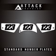 thumbnail image 2 of Attack Graphics Number Plate Backgrounds for Yamaha YZ125 2019, 2 of 2