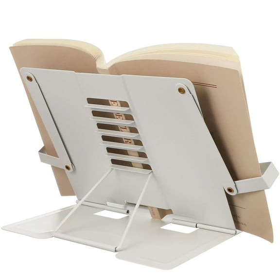 WORGEOUS Book Stand For Reading Book Holder Adjustable Book Reading Stand Textbook Stand Cookbook Stand Laptop Stand Book Accessories