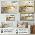 thumbnail image 4 of Designart "Beige Minimalistic Horizon" Abstract Shapes Floater Framed Canvas Prints, 4 of 5