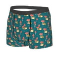 thumbnail image 2 of Wukai Frog and Mushrooms Print Men’s Underwear Breathable Boxer Briefs,&nbsp;Moisture Wicking & Breathable-, 2 of 7