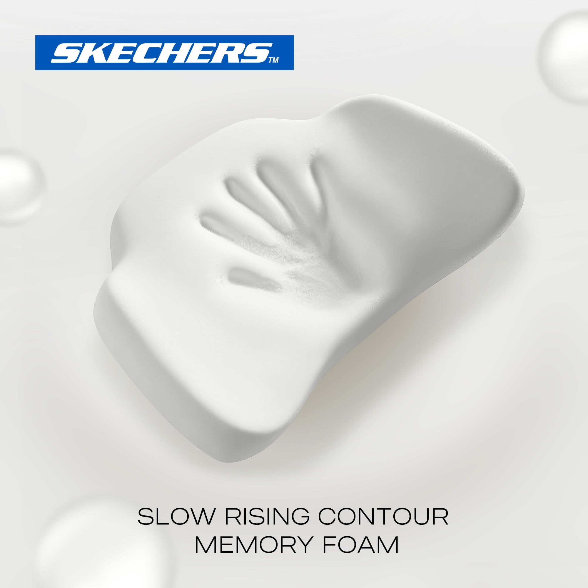 Skechers Memory Foam Seat Cushion Cooling Gel Cushion Pillow Tailbone Pain Relief Cushion – Chair Cushion, Car Seat Cushion, Office Chair Cushion